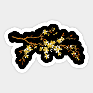 Colorful Sakura Sticker